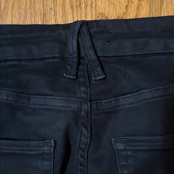 Good American Good Waist Crop Women's Black Jeans Size 27 - Picture 8 of 10